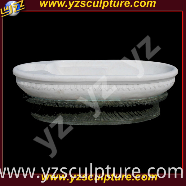 White Marble Stone Bathtub For Sale